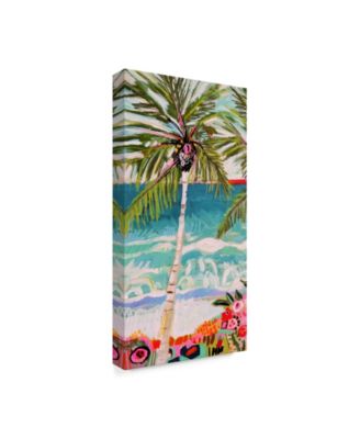 Karen Fields Palm Tree Wimsy I Canvas Art - 20" x 25"