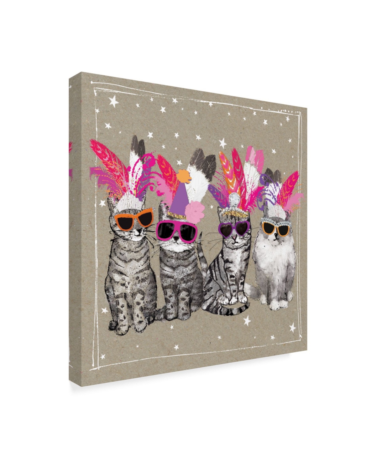 Hammond Gower Fancy Pants Cats Vi Canvas Art -