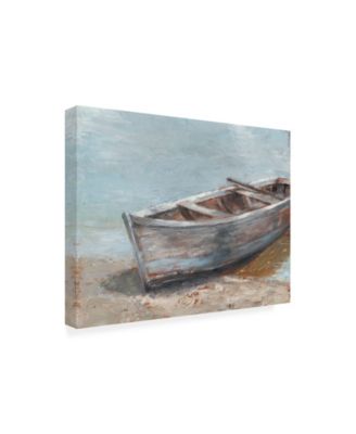 Ethan Harper Whitewashed Boat II Canvas Art - 20" x 25"