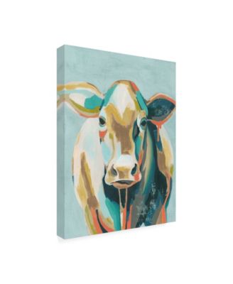 Trademark Global Grace Popp Colorful Cows II Canvas Art - 20" x 25"