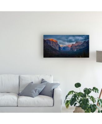 Trademark Global Michael Zheng The Yin and Yang of Yosemite Canvas Art - 20" x 25"