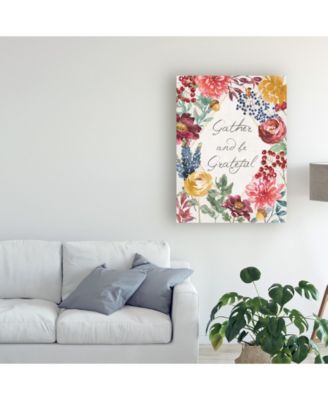 Trademark Global Beth Grove Watercolor Fall V Canvas Art - 15" x 20"