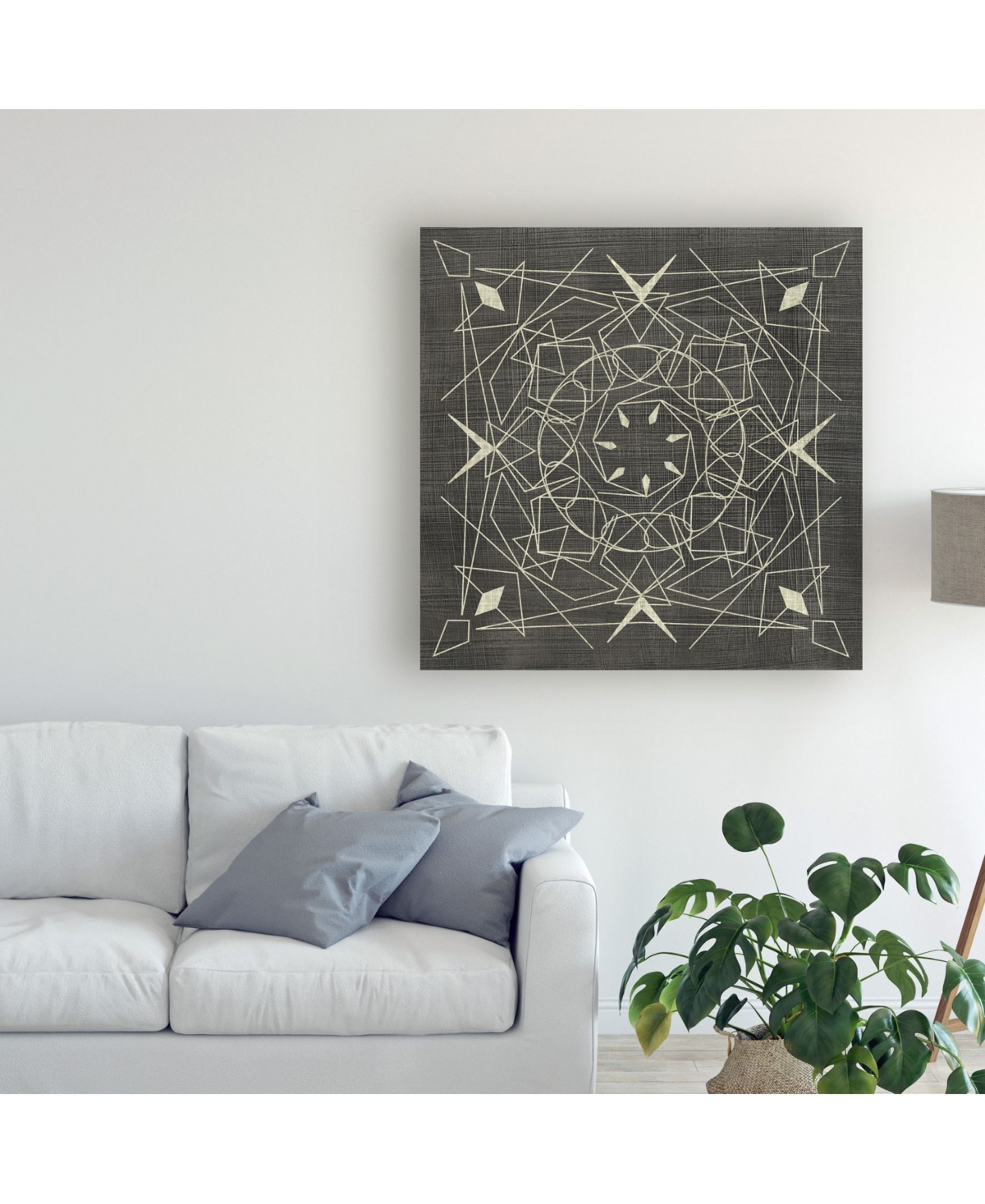 Chariklia Zarris Geometric Tile Viii Canvas Art -
