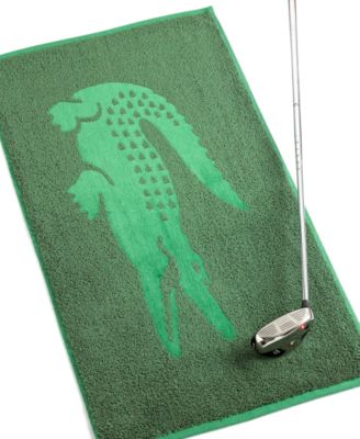 lacoste hand towels