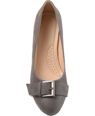 Women's Graysn Buckle Detial Wedge Pumps