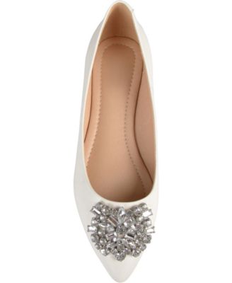 Women's Renzo Jewel Embellished Pointed Toe Flats