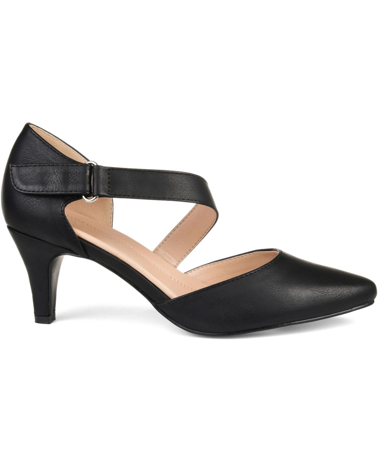Женские туфли Journee Collection Tillis Asymmetrical Dress Pumps, цвет: Чёрный — фото 2