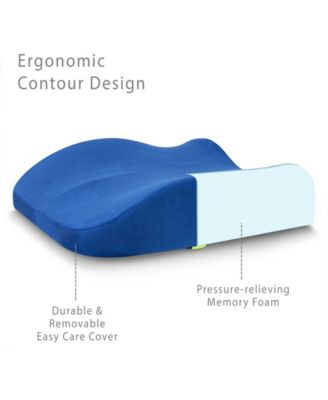 Sleep Yoga GO Memory Foam Oversized Seat Cushion