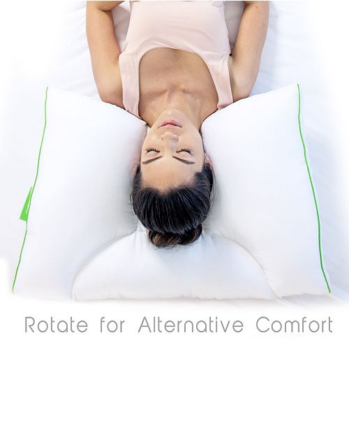 Rio Home Fashions Sleep Yoga Dual Sleep Neck Pillow One Size