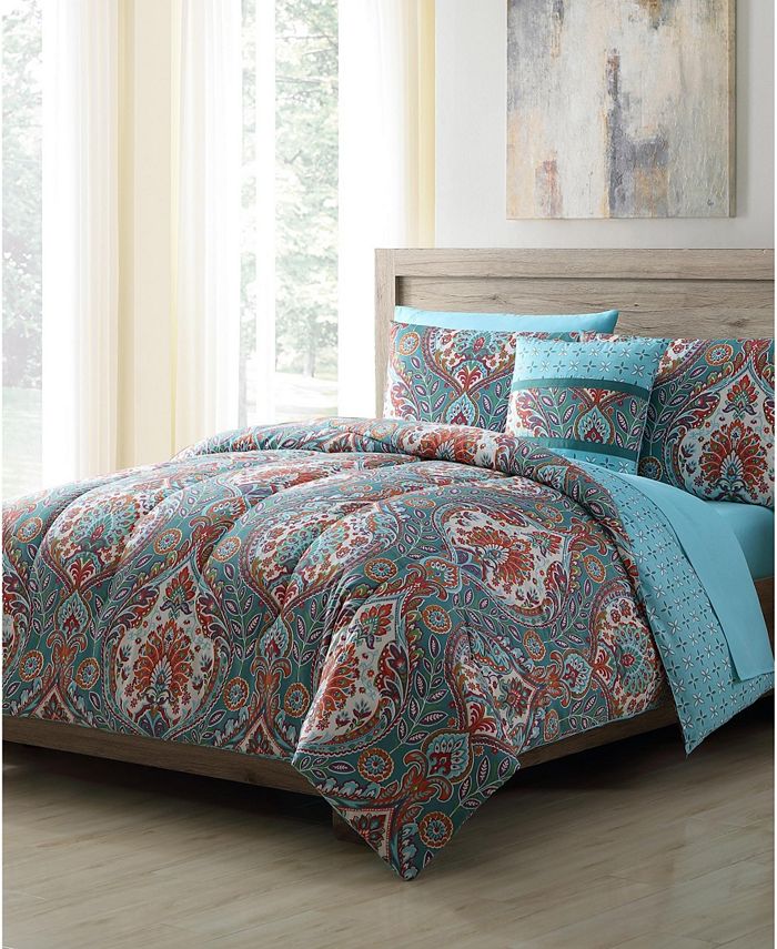 VCNY Home Brynn 8Pc. King Bed in a Bag Macy's