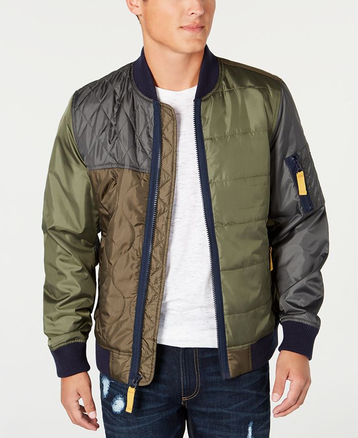 American Rag Men's Andre Quilted Bomber Jacket, Created for Macy's ...