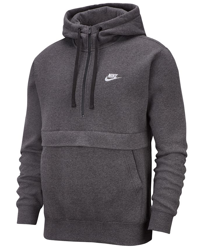Nike Men's Club Fleece Colorblocked Half-Zip Hoodie - Macy's