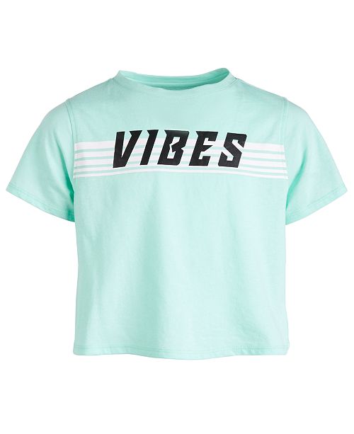 Ideology Big Girls Graphic Print Cropped T Shirt Created For