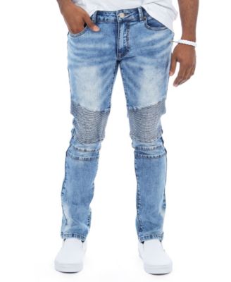 light washed moto jeans