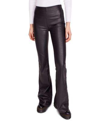 Free People - Penny Pull-On Faux-Leather Pants