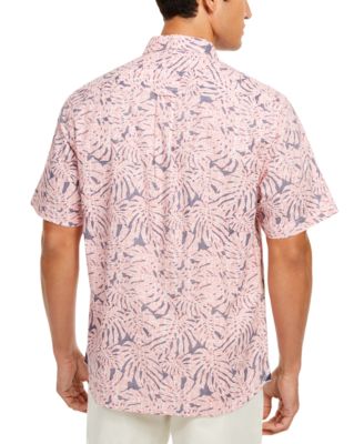 Tommy Bahama Men's Sun Coral Fronds Classic-Fit Tropical-Print Chambray ...