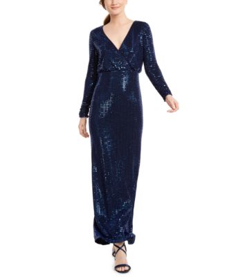 vince camuto faux wrap dress