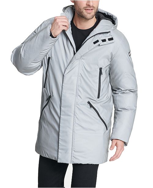 Dkny Men S Full Length Hooded Parka Created For Macy S Reviews