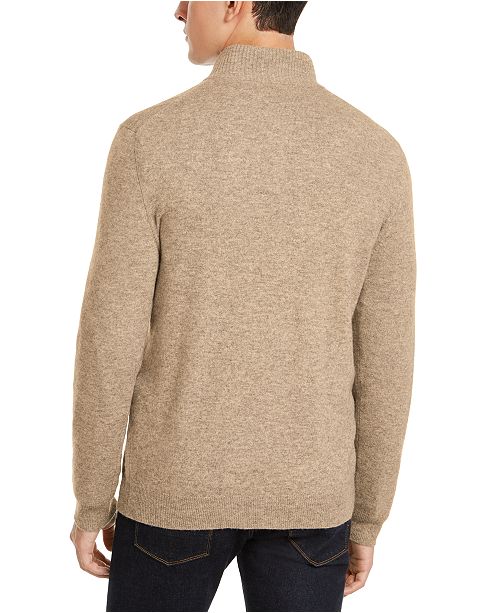 Club Room Men's Quarter-Zip Cashmere Sweater, Created for Macy's ...