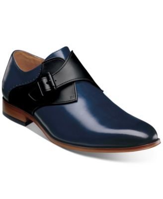 stacy adams single monk strap shoes