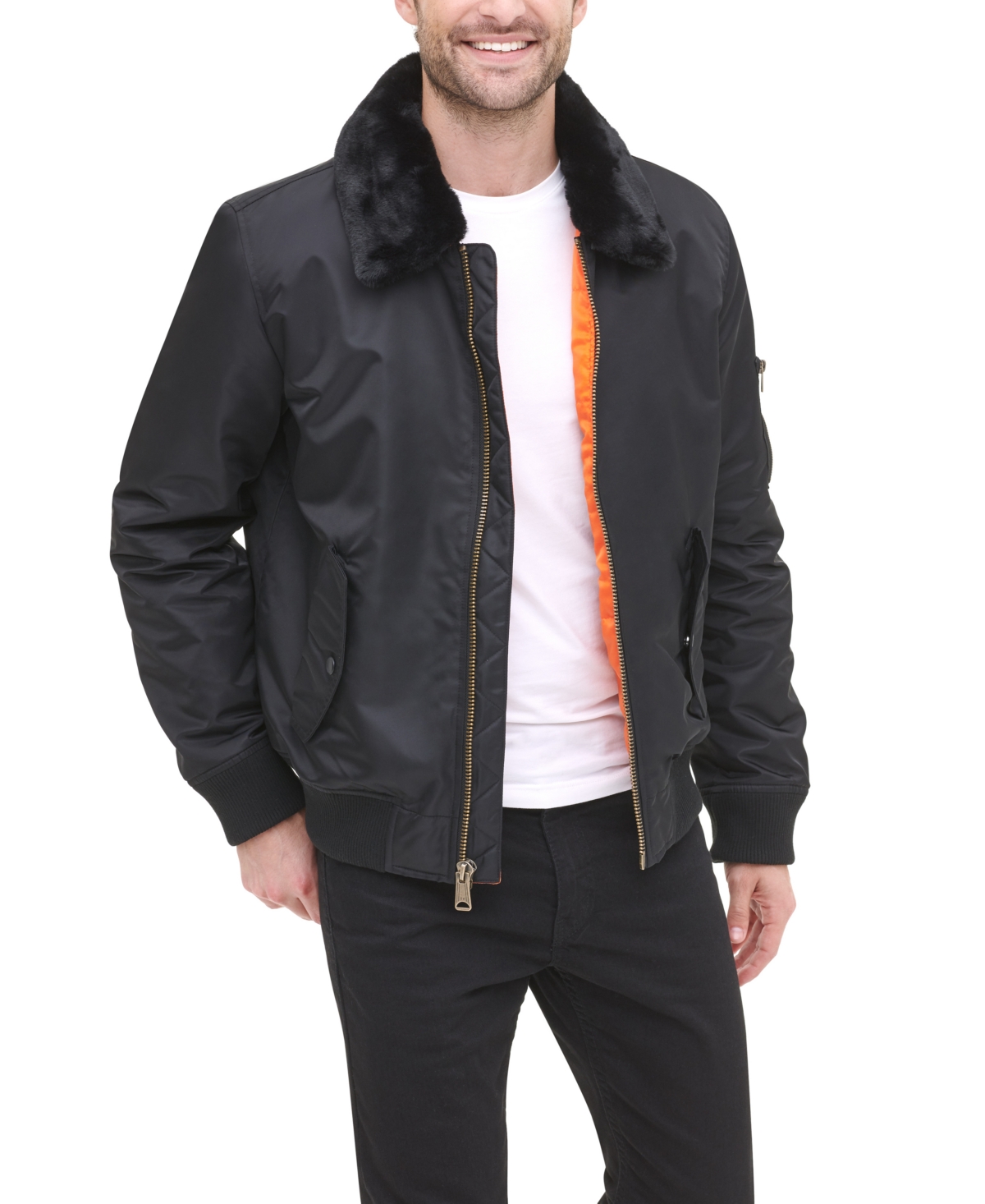 Tommy Hilfiger Men's Military Bomber Jacket, Created for Macy's