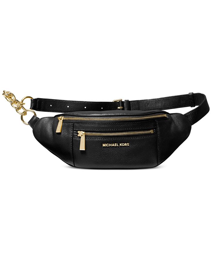 Michael Kors Mott Medium Leather Waistpack - Macy's