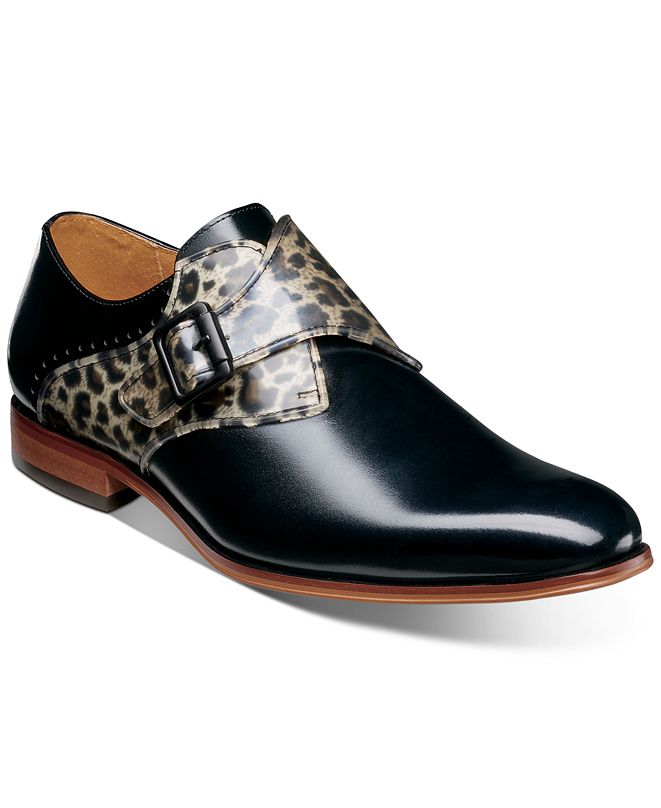Stacy Adams Men�s Sutcliff PlainToe MonkStrap Dress