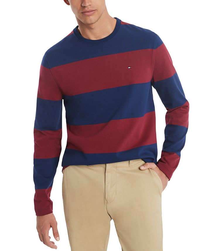 Tommy Hilfiger Men's Bold Rugby Long Sleeve TShirt, Created for Macy's