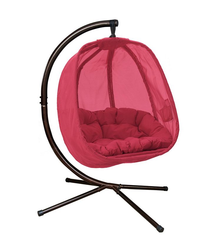 Flowerhouse Hanging Egg Patio Chair with Stand - Macy's