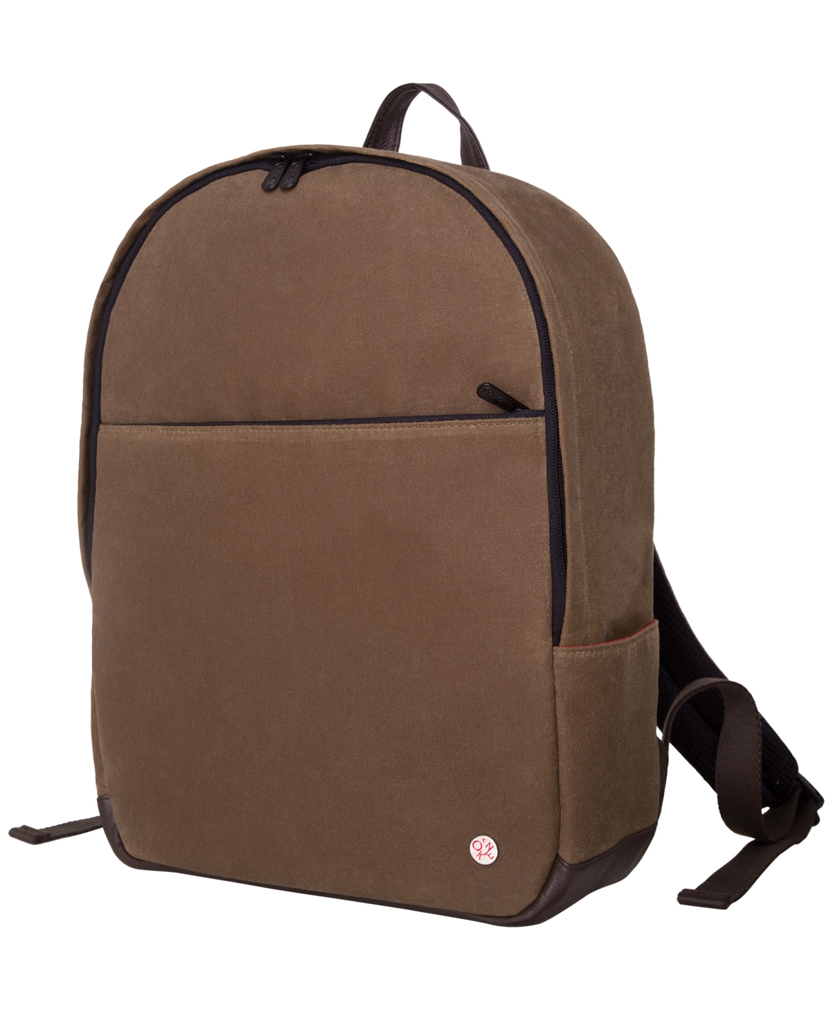 University Waxed Medium Backpack - Tan