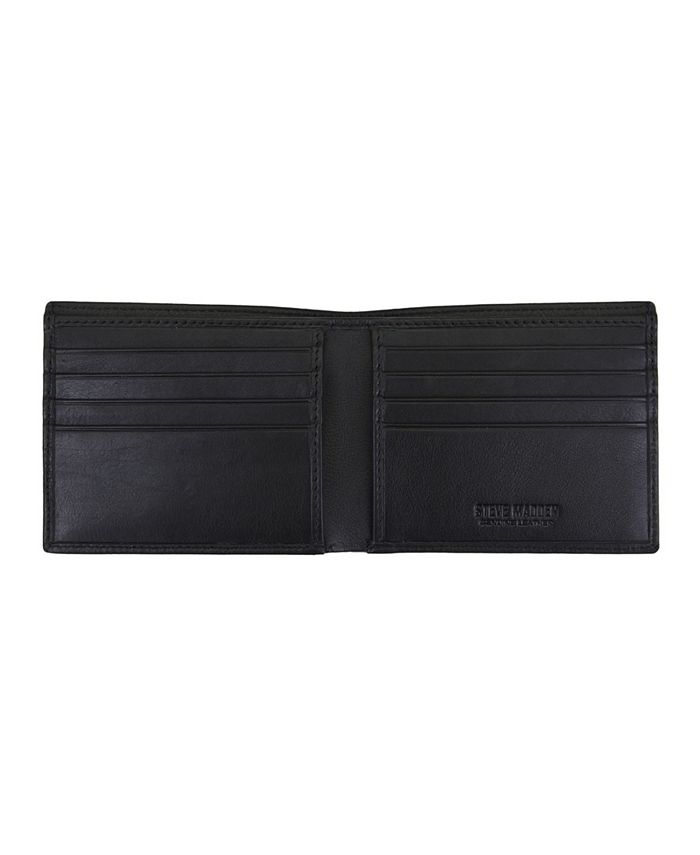 Steve Madden Quilted Leather Billfold Wallet - Macy's