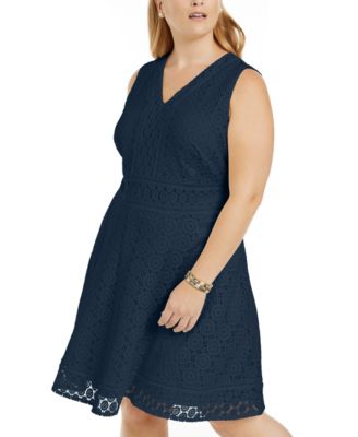 charter club fit and flare dress