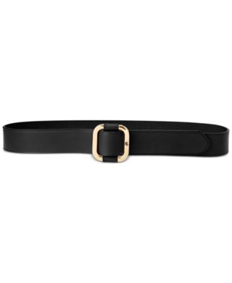 Lauren Ralph Lauren Women's Logo Reversible Skinny Leather Belt - Macy's