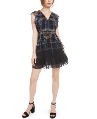 macys plaid dress