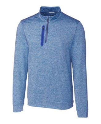 Big & Tall Stealth Heathered Quarter Zip Pullover Jacket