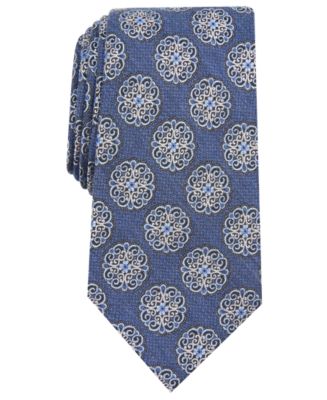 Tasso Elba Men's Classic Medallion Tie, Created for Macy's & Reviews ...
