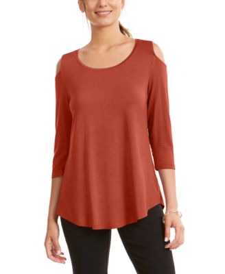 JM Collection - Cold-Shoulder Top, Created for Macy's