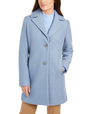tahari coat blue