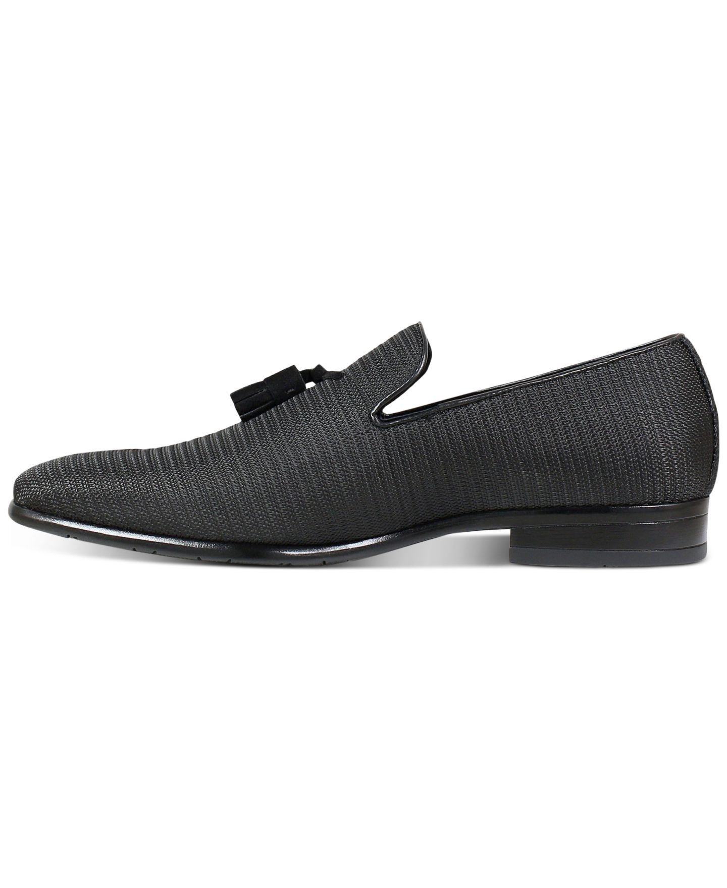 Мужские туфли Stacy Adams Tazewell Plain Toe Tassel Slip-on Loafer, цвет: Чёрный — фото 7