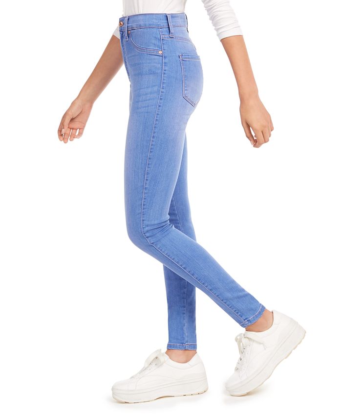 Celebrity Pink Juniors' High-Rise Skinny Ponte Pants Black Size X-Small main image 1