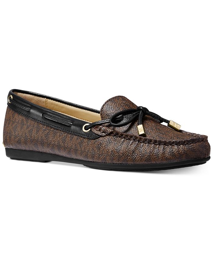 Michael Kors Sutton Signature Logo Moccasin Flat Loafers & Reviews - Flats  & Loafers - Shoes - Macy's