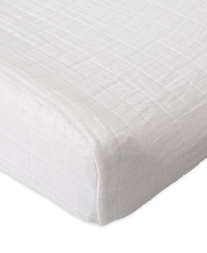 Little Unicorn White Cotton Muslin Changing Pad Cover Macy's