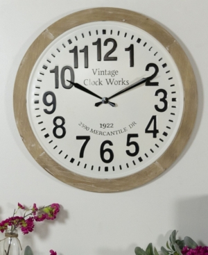 Vip Home Garden Vip Home Garden Metal And Wood Wall Clock From Macys Com Daily Mail