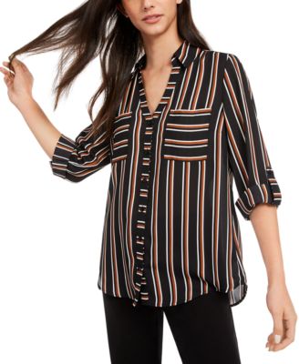 BCX - Juniors' Striped Shirt