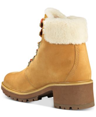 timberland boots with fur