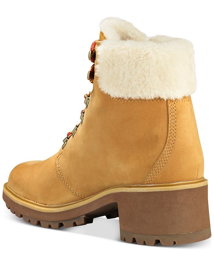 Timberland Women's Kinsley Hiker Waterproof Leather Lug Sole Boots