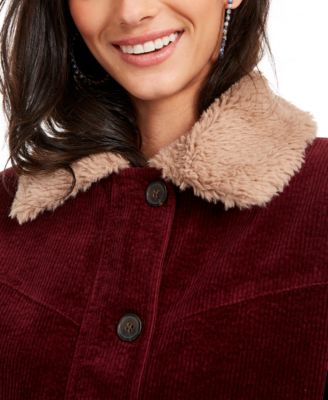 American Rag Juniors' Faux-Sherpa 
