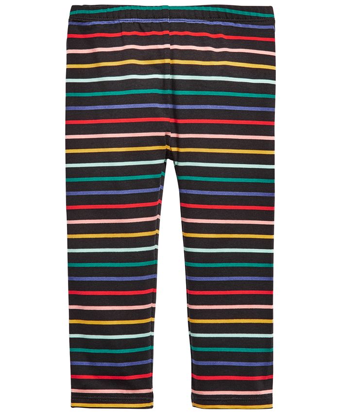 First Impressions Toddler Girls Rainbow Stripe Leggings, Created for ...