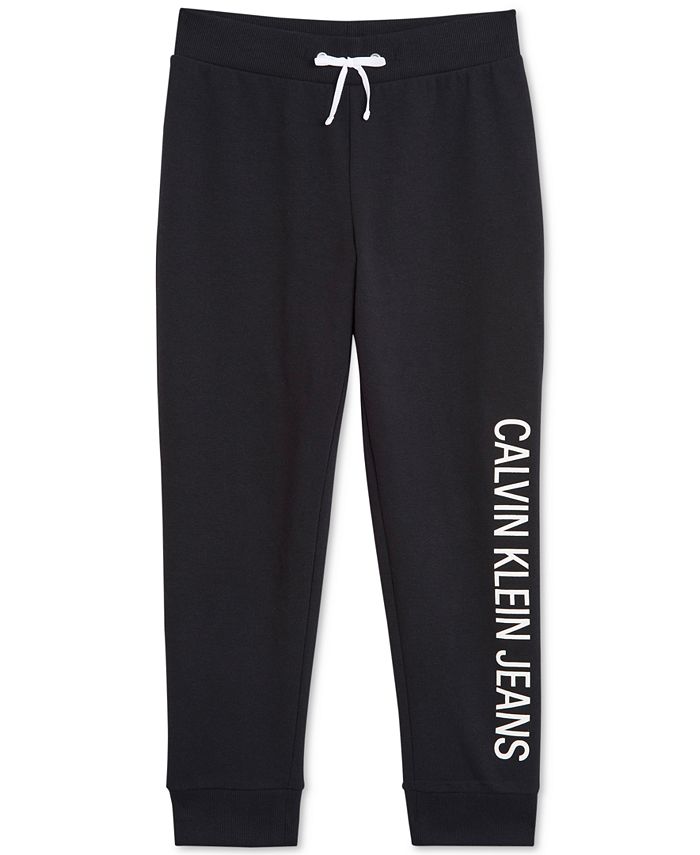 Calvin Klein Big Girls Logo Sweatpants & Reviews - Leggings & Pants ...