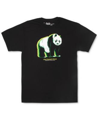 LRG Men's Glowing Panda Graphic T-Shirt - Macy's